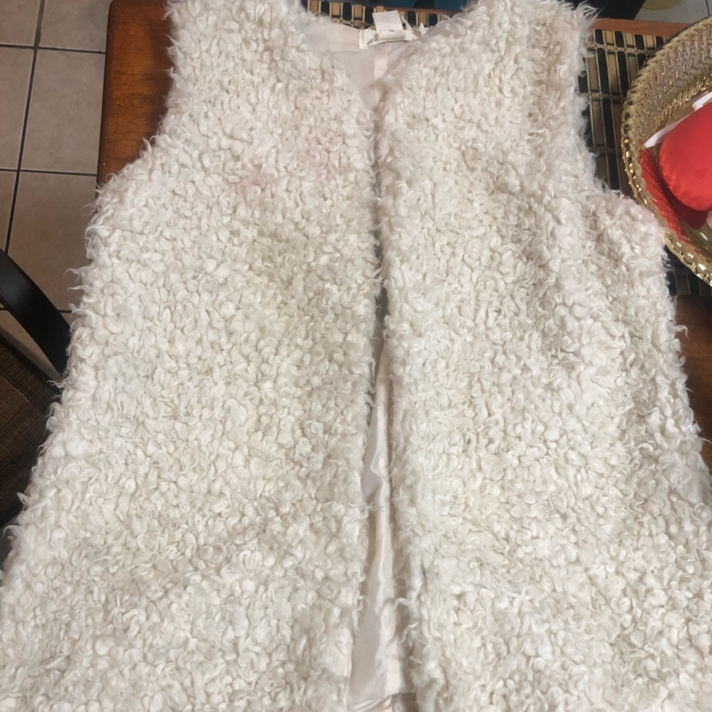 Faux fur vest